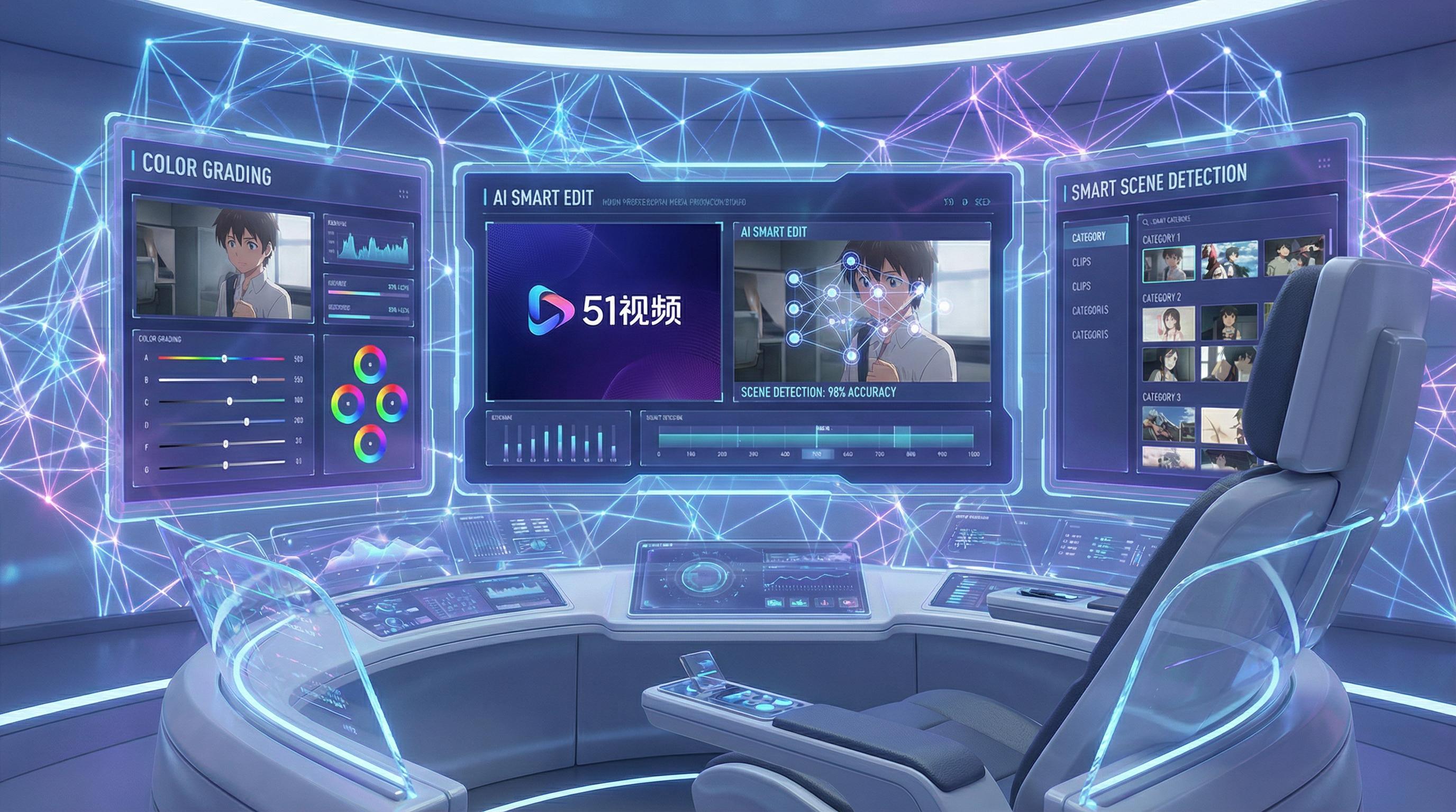 51视频AI动漫剪辑工具