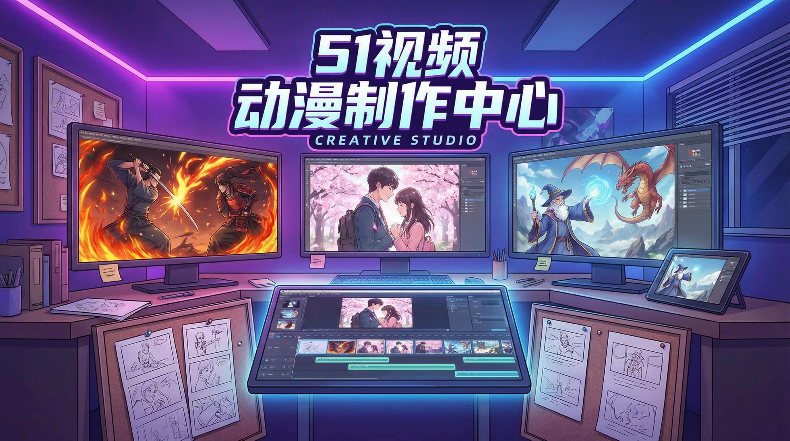 51视频-动漫制作教程