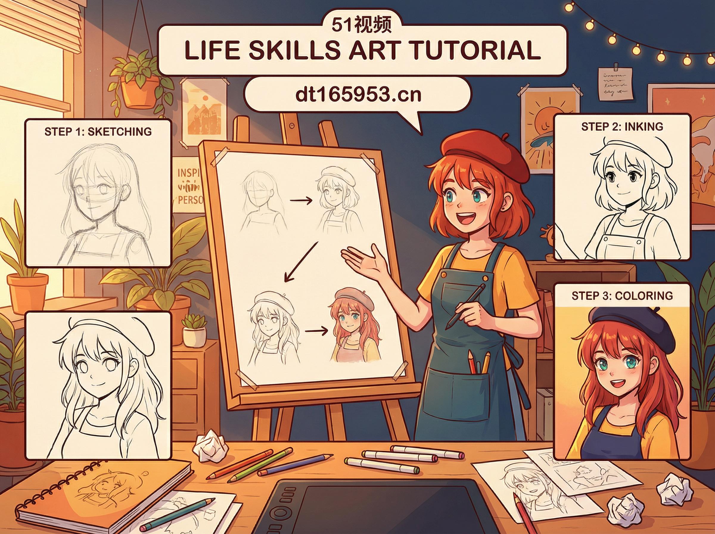 51视频-绘画动漫教程